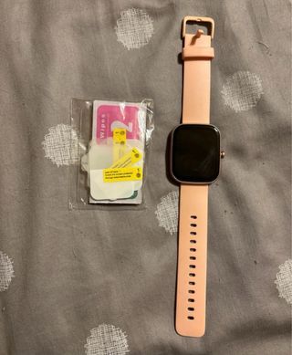 Reloj Inteligente Fitnees Rosa . Un dia usado