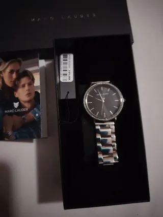 Orologio Marc Lauder Unisex Nero Argento