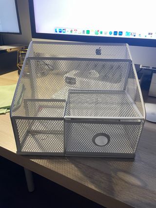 Organizador de escritorio metálico