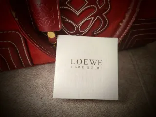 Bolso Loewe Burdeos Piel y Ante
