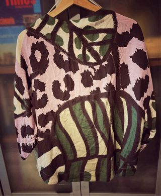 Blusa estampada talla única