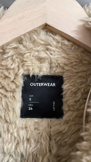 Chaqueta efecto piel Lefties Talla S