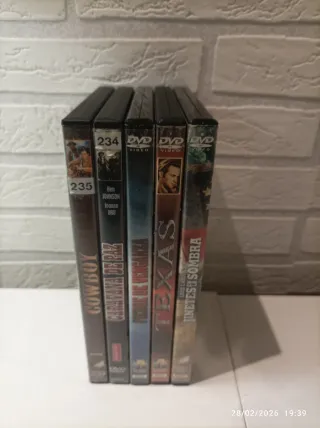Lote 5 Películas Western DVD