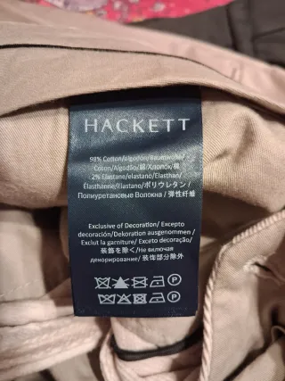 Pantalón Hackett Beige Hombre