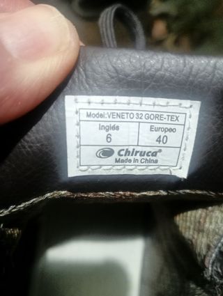 Botas Chiruca Veneto 32 Goretex T-40