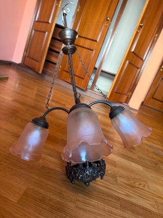 Conjunto de candeeiro de teto e 2 de cabeceira