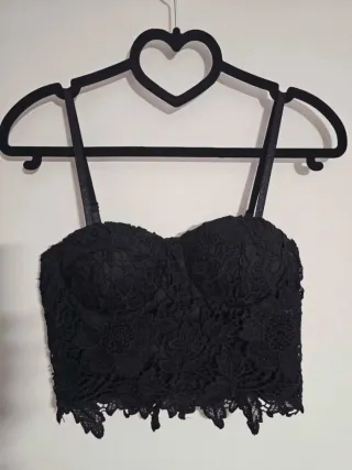 Corsetto Tally Weijl nero in pizzo Taglia M EU 38