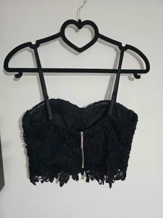 Corsetto Tally Weijl nero in pizzo Taglia M EU 38