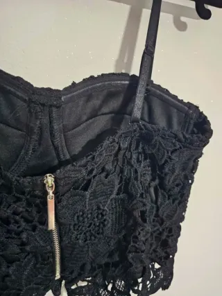 Corsetto Tally Weijl nero in pizzo Taglia M EU 38