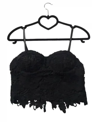 Corsetto Tally Weijl nero in pizzo Taglia M EU 38