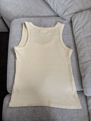 Top amarillo Lefties tirantes