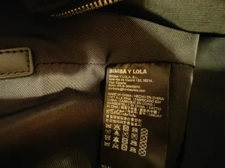 Bolso Bimba y Lola Negro Nuevo con Etiquetas