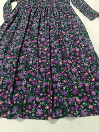 Vestido largo estampado floral