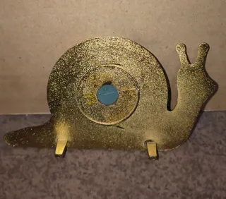 Caracol de latón con espejo