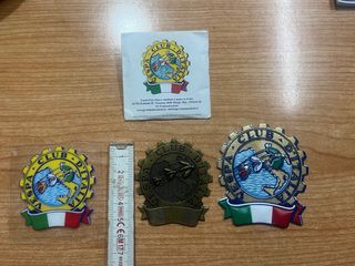 Placca metallica Vespa Club Italia