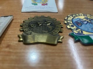 Placca metallica Vespa Club Italia