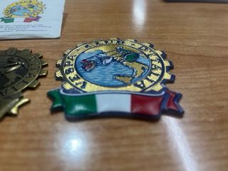 Placca metallica Vespa Club Italia