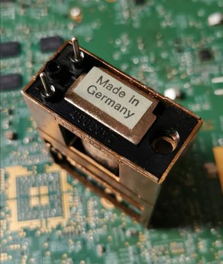 NOS Antiguo contador alemán munición rifle blaster