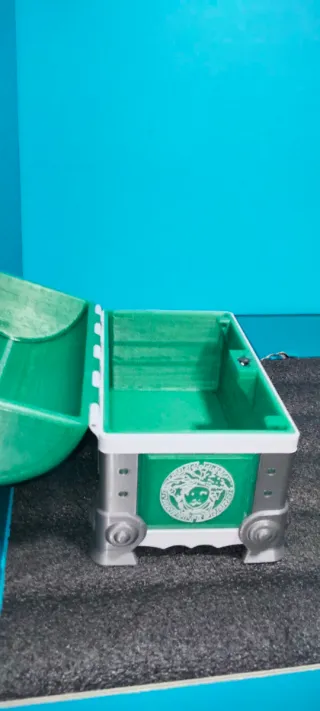 Baúl Cofre Decorativo Verde