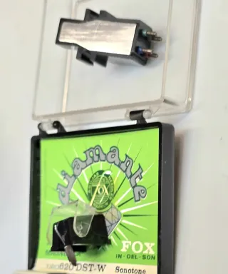 Capaula Aguja Tocadiscos Sonotone Fox Diamante 620