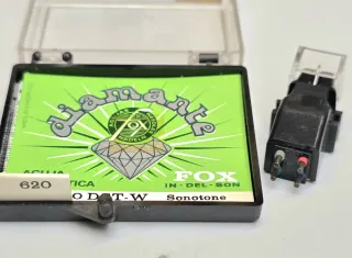 Capaula Aguja Tocadiscos Sonotone Fox Diamante 620