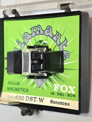 Capaula Aguja Tocadiscos Sonotone Fox Diamante 620