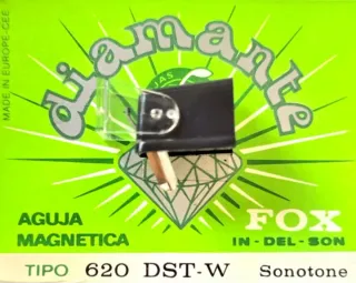 Capaula Aguja Tocadiscos Sonotone Fox Diamante 620