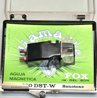 Capaula Aguja Tocadiscos Sonotone Fox Diamante 620