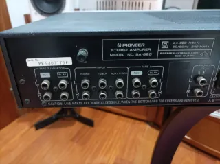 Amplificador Pioneer SA-620 Plata