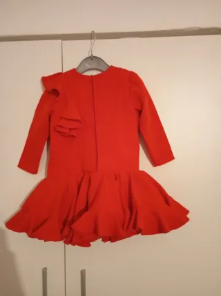 Traje de flamenca rojo