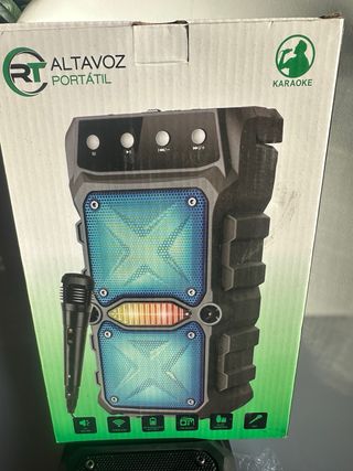Altavoz Portátil Karaoke con Micrófono | Nuevo