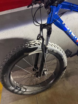 Bicicleta Rueda Gorda Azul