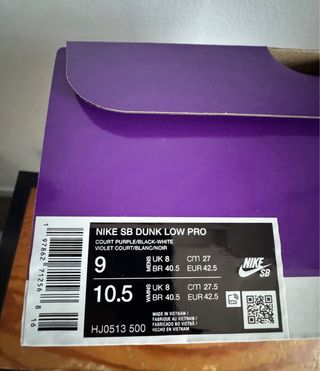 Nike SB Dunk Hayley Wilson Morado Blanco