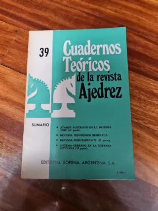 Cuadernos Teóricos Ajedrez (39, 38, 22)