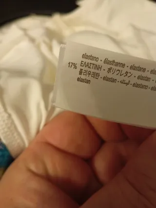 Top Zara Blanco Encaje Talla M