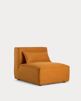Sofá modular naranja de tela NUEVO A ESTRENAR