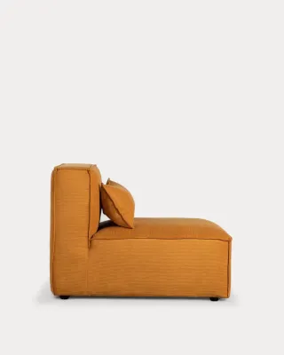 Sofá modular naranja de tela NUEVO A ESTRENAR
