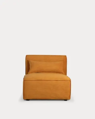 Sofá modular naranja de tela NUEVO A ESTRENAR