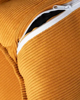 Sofá modular naranja de tela NUEVO A ESTRENAR