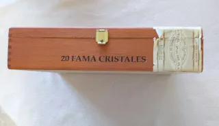 Caja vacía La Fama de 20 puros cristal