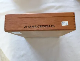 Caja vacía La Fama de 20 puros cristal