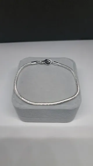 Pulsera Plata de Ley 925 Serpiente