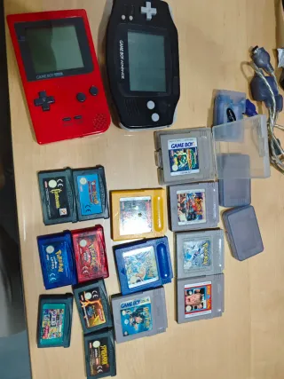 PACCHETTO Nintendo Game Boy Advance e Game Boy Pocket