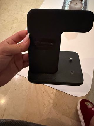 Soporte Carga Inalámbrica Negro