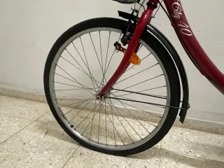 Bicicleta Urbana City 40 Roja