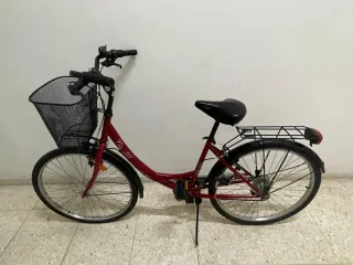 Bicicleta Urbana City 40 Roja