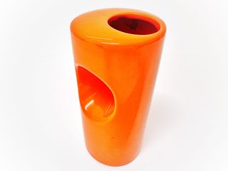 Vaso Cerâmica Sicart Pino Spagnolo Space Age 70s
