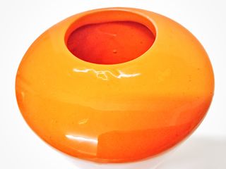 Vaso Cerâmica Sicart Pino Spagnolo Space Age 70s