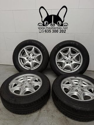 JUEGO LLANTAS 15 PULGADAS 5X112 ORIGINAL MERCEDES
