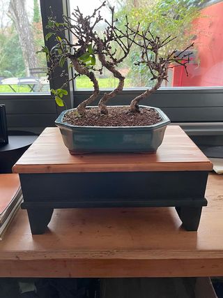 Tavolino in legno fatto a mano